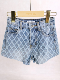 Your Sparkle Pattern Short - blauw