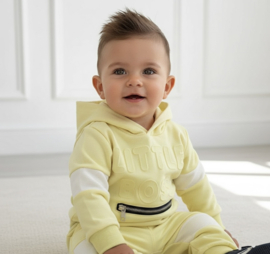 Hooded Little boss set - geel