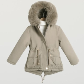Mini winter parka - camel