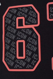 Icon varsity 67 longsleeve - zwart