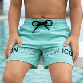 Icon signature zwembroek - turquoise