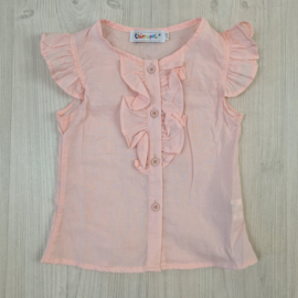 Pink & Ruffled blouse
