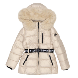 ICON Girls Luxe Puffer Jacket - beige