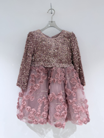Pink Rose Party Dress (verzenddatum 9 okt)