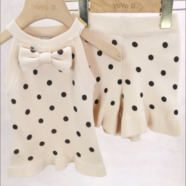 Your Polka Bow Knit Set