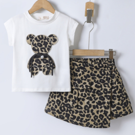 Leo bear set - wit