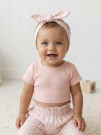 Striped pastel set - roze