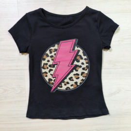 Lightning & Leopard tee