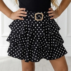 Your Printed Layered Skort - polkadot