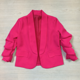 About the sleeves blazer - fuchsia