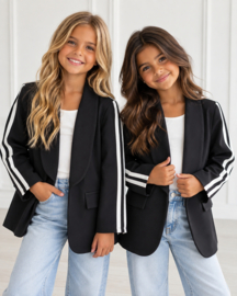 Sport Stripe Chic Blazer - zwart
