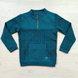 Striped petrol sweater