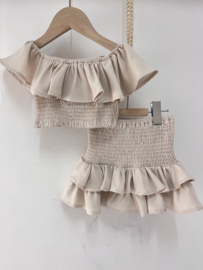 Boulevard skort set - beige
