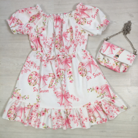 Six Seven Floral Bow Dress