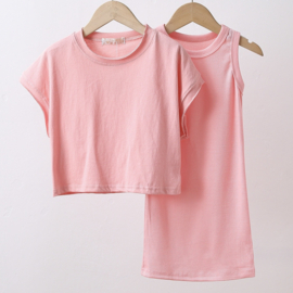 Dress & shirt - roze