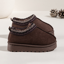 Cozy slides (twinning) - bruin (verzenddatum 25 sep)