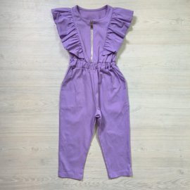 My ruffled jumpsuit - paars