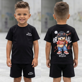 Icon rebel bear set - zwart