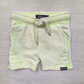 Washed biker short - Sharp Green