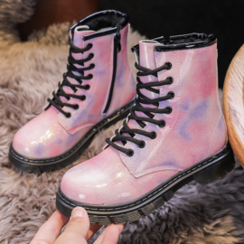 Lovely color boots - Pink
