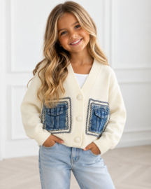Denim pocket vest