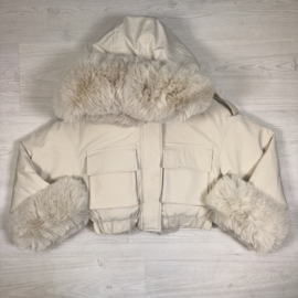 Your Furry Rebel Jacket - beige