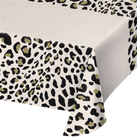Papieren tafelkleed luipaard