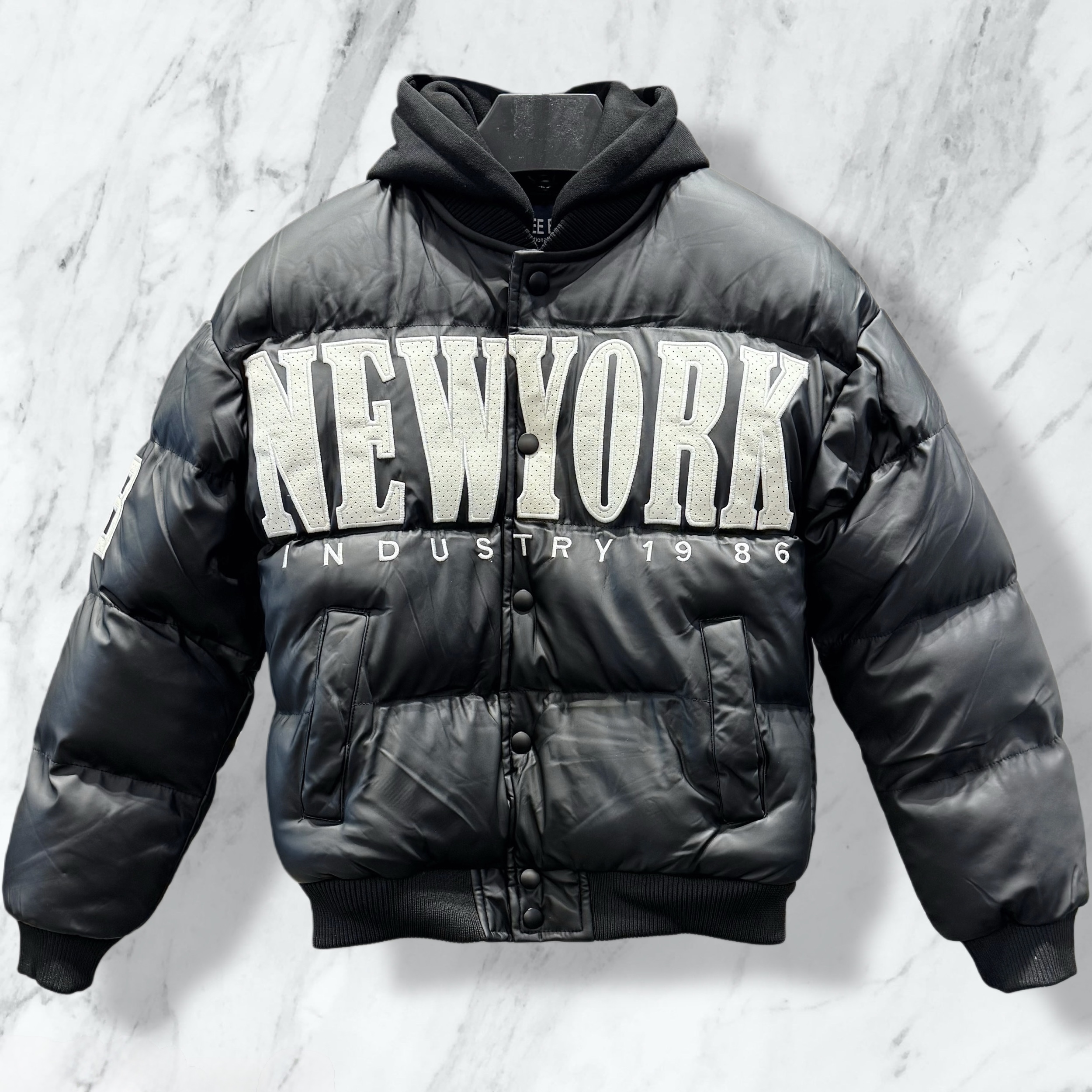 The real NY jacket - zwart (Verzenddatum 7 augustus)
