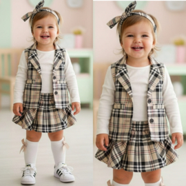 Little Lady Checkered Set