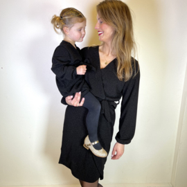 The Mommy & Me glitter dress - zwart