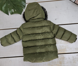 Boys winter jacket -groen