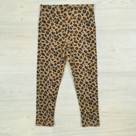 Leopard legging - camel