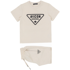 Icon triangle boys set - beige