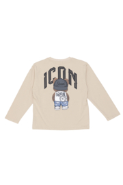 Icon backstreet teddy longsleeve - beige
