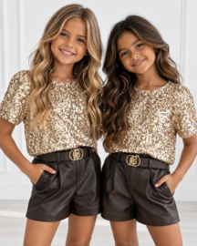 Sparkle Queen Top - goud - verzenddatum 9 okt