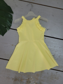 Bow back dress - Geel (Verzenddatum 5 juni)