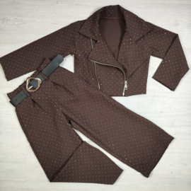 Diamond Girl Set - bruin