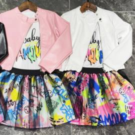 Girly graffiti set - Pink