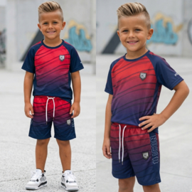 Icon motion set - navy/rood