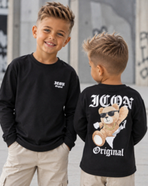 Icon breakthrough bear longsleeve - zwart