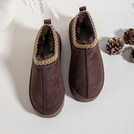 Cozy slides (twinning) - bruin (verzenddatum 25 sep)