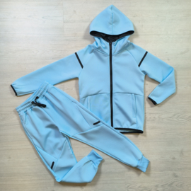 Blue hooded boys set