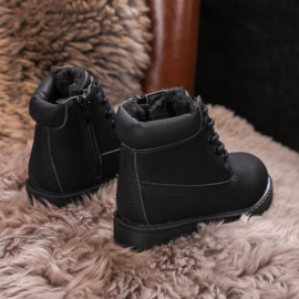 Warm timby boots - Black