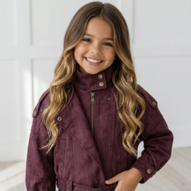 Your Burgundy Biker Jacket