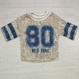 Golden Sequin 80 Tee
