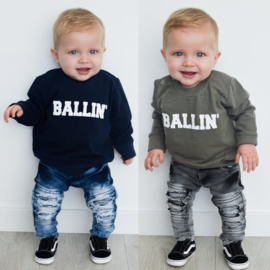 Green or Blue Ballin' Sweater