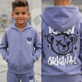 ICON Zip Rebel Bear Set - Dusty blue