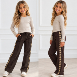 Golden Hearts Pants - bruin (verzenddatum 9 okt)