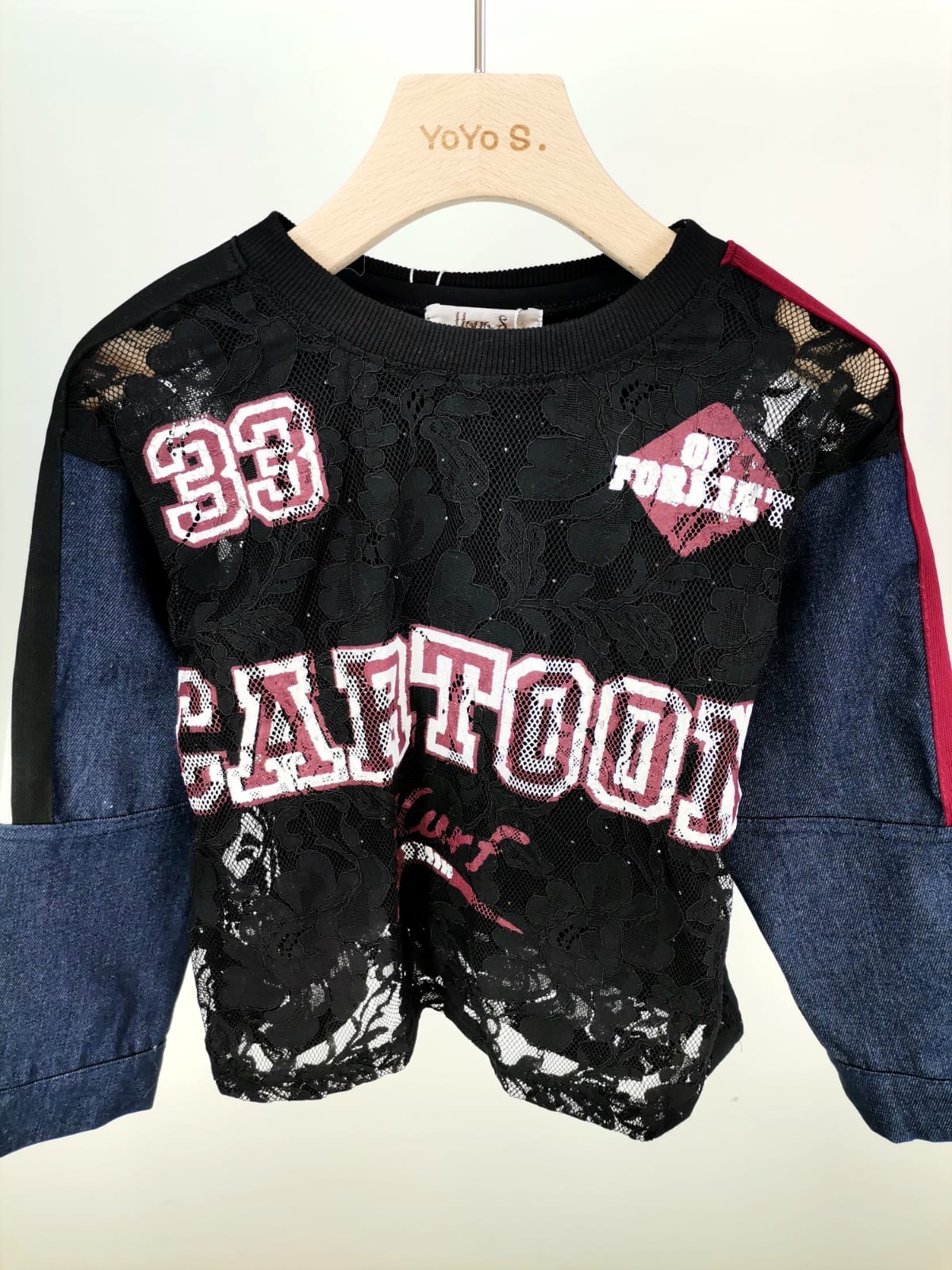 Your laced cartoon top