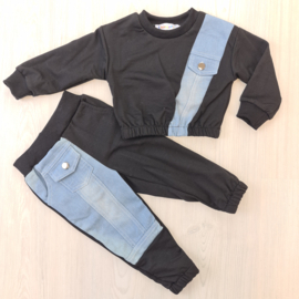 Black & Denim set